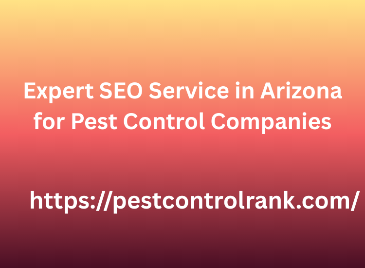 Expert SEO Service in Arizona for Pest Control Companies