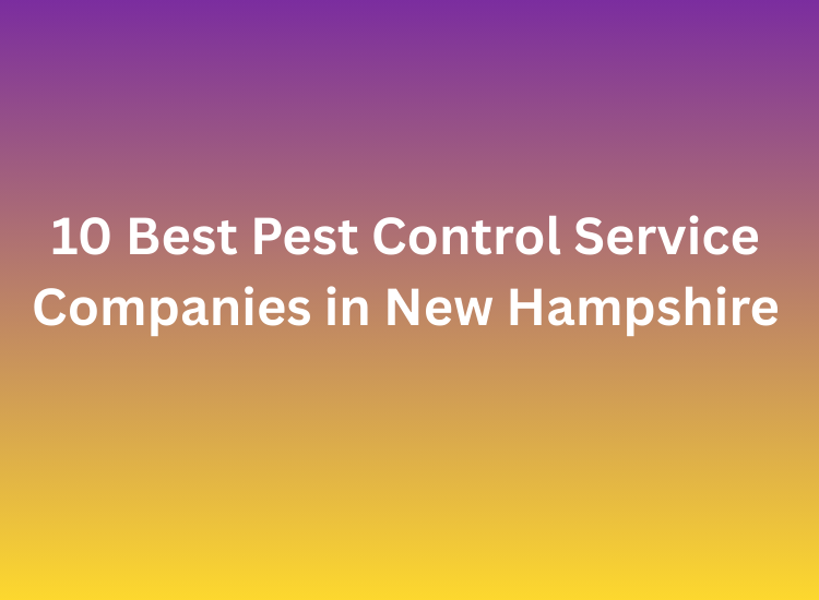 10 Best Pest Control Service Companies in New Hampshire