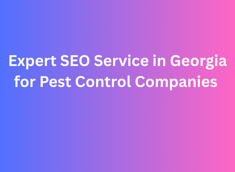Expert SEO Service in Georgia for Pest Control Companies
