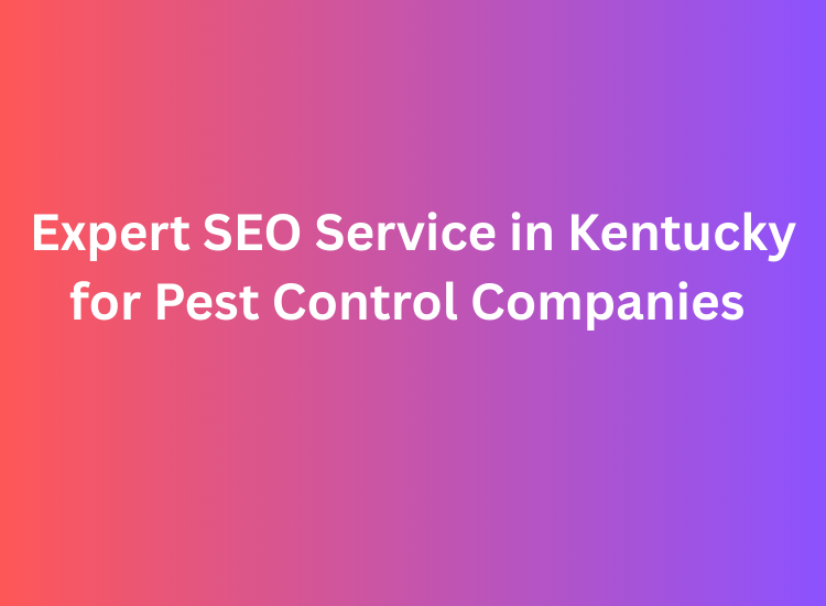 Expert SEO Service in Kentucky for Pest Control Companies
