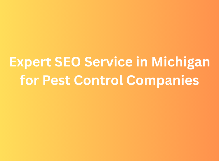 Expert SEO Service in Michigan for Pest Control Companies