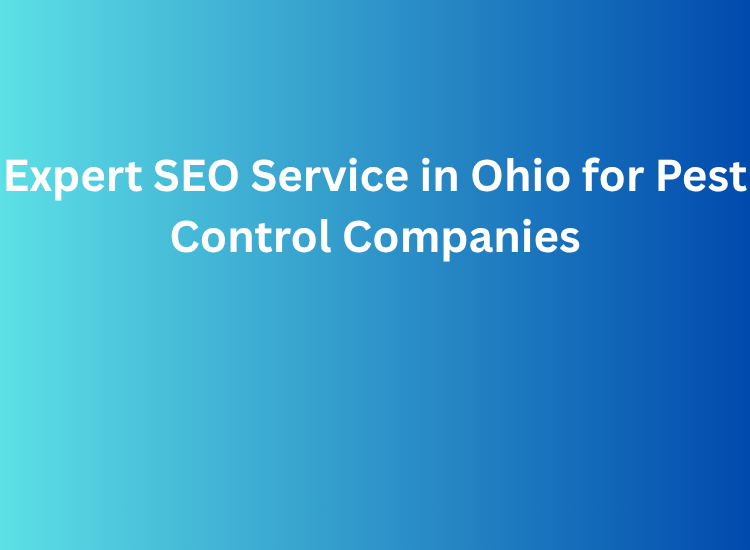 Expert SEO Service in Ohio for Pest Control Companies